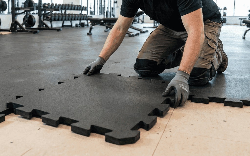 Instalación de Suelos para Gimnasios en Barcelona | Disstands