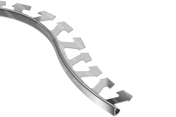Perfil de Aluminio Anodizado Mate Recto para Moqueta y Vinilíco