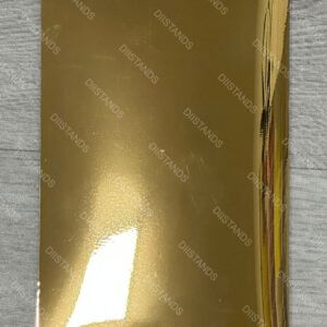 PVC Oro y Plata Aspecto Espejo Aguas Liso