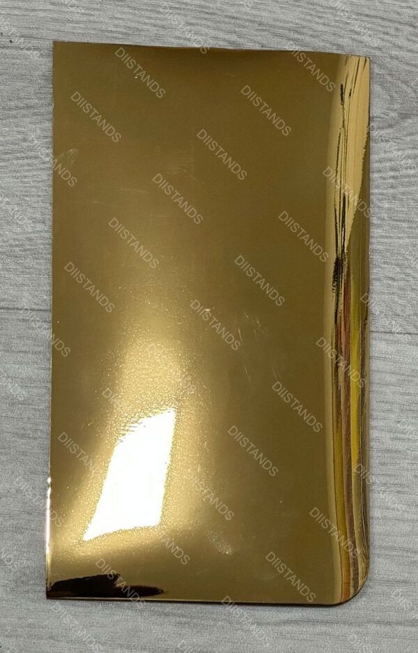 PVC Oro y Plata Aspecto Espejo Aguas Liso