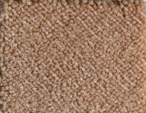 Moqueta sostenible de PET reciclado en tono azul grisáceo con textura uniforme de bucle bajo