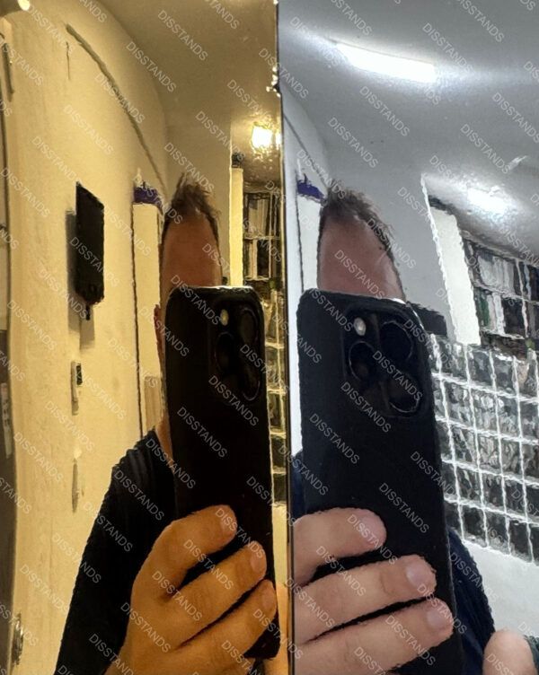 PVC Oro y Plata Aspecto Espejo Lux