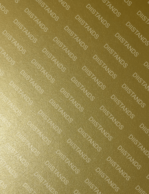 PVC Oro y Plata Aspecto Rugoso Mate