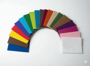 Moqueta colores especiales abánico