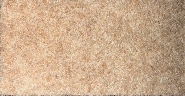 Detalle de textura de moqueta Pigalldis tipo rizo con fibras compactas en tono gris oscuro